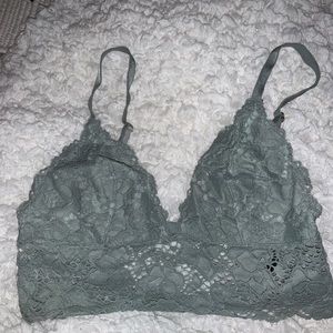 Green lace Vitoria’s Secret Bralette